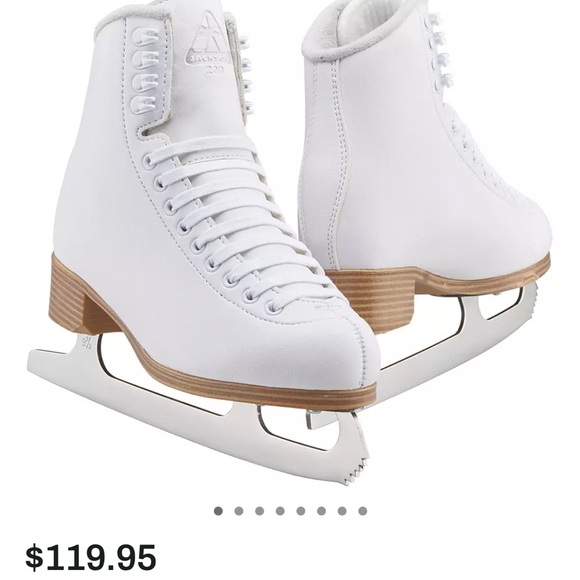 JACKSON 200 Girls’ White Skates with Pink Guards - Picture 8 of 11